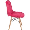 image:imageFlash Furniture Dinings 1 PackSponge Fabric Steel Beechwood Light PinkHot Pink