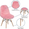image:imageFlash Furniture Dinings 1 PackSponge Fabric Steel Beechwood Light PinkLight Pink