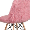 image:imageFlash Furniture Dinings 1 PackSponge Fabric Steel Beechwood Light PinkLight Pink