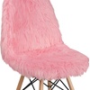 image:imageFlash Furniture Dinings 1 PackSponge Fabric Steel Beechwood Light PinkLight Pink