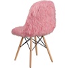 image:imageFlash Furniture Dinings 1 PackSponge Fabric Steel Beechwood Light PinkLight Pink