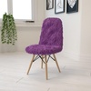 image:imageFlash Furniture Dinings 1 PackSponge Fabric Steel Beechwood Light PinkPurple