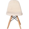 image:imageFlash Furniture Dinings 1 PackSponge Fabric Steel Beechwood Light PinkWhite