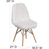 image:imageFlash Furniture Dinings 1 PackSponge Fabric Steel Beechwood Light PinkWhite