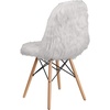 image:imageFlash Furniture Dinings 1 PackSponge Fabric Steel Beechwood Light PinkWhite