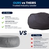 image:imageFlash Furniture Duncan Sherpa Bean Bag Chair Classic Refillable Bean Bag Chair for Kids and Teens Large GrayGrey