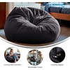 image:imageFlash Furniture Duncan Sherpa Bean Bag Chair Classic Refillable Bean Bag Chair for Kids and Teens Large GrayGrey
