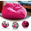 image:imageFlash Furniture Duncan Sherpa Bean Bag Chair Classic Refillable Bean Bag Chair for Kids and Teens Large GrayHot Pink