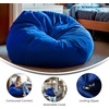image:imageFlash Furniture Duncan Sherpa Bean Bag Chair Classic Refillable Bean Bag Chair for Kids and Teens Large GrayRoyal Blue