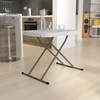 image:imageFlash Furniture Elon Folding Table  Granite White  Height Adjustable  30 Inch  TV Tray  Commercial Grade Laptop Table26