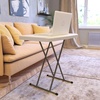 image:imageFlash Furniture Elon Folding Table  Granite White  Height Adjustable  30 Inch  TV Tray  Commercial Grade Laptop Table30