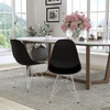 image:imageFlash Furniture Elon Series White Plastic Chair with Chrome BaseBlack