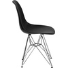 image:imageFlash Furniture Elon Series White Plastic Chair with Chrome BaseBlack