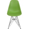 image:imageFlash Furniture Elon Series White Plastic Chair with Chrome BaseGreen