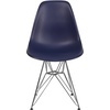 image:imageFlash Furniture Elon Series White Plastic Chair with Chrome BaseNavy
