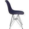 image:imageFlash Furniture Elon Series White Plastic Chair with Chrome BaseNavy