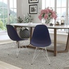 image:imageFlash Furniture Elon Series White Plastic Chair with Chrome BaseNavy