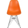 image:imageFlash Furniture Elon Series White Plastic Chair with Chrome BaseOrange