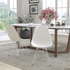 image:imageFlash Furniture Elon Series White Plastic Chair with Chrome BaseWhite