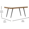image:imageFlash Furniture Evin Boho 4 Piece Patio Conversation Set  Natural Rope Rattan  Cream AllWeather Cushions  Tempered Glass Top Coffee Table  IndoorOutdoorNaturalCream