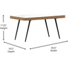 image:imageFlash Furniture Evin Boho 4 Piece Patio Conversation Set  Natural Rope Rattan  Cream AllWeather Cushions  Tempered Glass Top Coffee Table  IndoorOutdoorNaturalGray