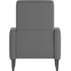 image:imageFlash Furniture Ezra Pushback Recliner  MidCentury Modern Cream Fabric Upholstery  Button Tufted Back  Residential amp Commercial UseLight Gray