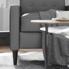 image:imageFlash Furniture Ezra Pushback Recliner  MidCentury Modern Cream Fabric Upholstery  Button Tufted Back  Residential amp Commercial UseLight Gray