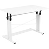 image:imageFlash Furniture Fairway Height Adjustable 27253575H Sit to Stand Home Office Desk  White