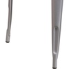 image:imageFlash Furniture Felix Commercial Grade 315 Square Blue Metal IndoorOutdoor TableSilver