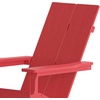 image:imageFlash Furniture Finn Modern Commercial Grade Poly Resin Wood Adirondack Rocking Chair  All Weather Sea Foam Polystyrene  Dual Slat Back  Stainless Steel HardwareRed