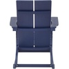 image:imageFlash Furniture Finn Modern Commercial Grade Poly Resin Wood Adirondack Rocking Chair  All Weather Sea Foam Polystyrene  Dual Slat Back  Stainless Steel HardwareNavy
