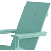 image:imageFlash Furniture Finn Modern Commercial Grade Poly Resin Wood Adirondack Rocking Chair  All Weather Sea Foam Polystyrene  Dual Slat Back  Stainless Steel HardwareSea Foam