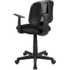 image:imageFlash Furniture Flash Fundamentals MidBack Black Mesh Swivel Task Office Chair with Pivot Back and ArmsBlack
