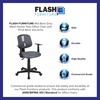 image:imageFlash Furniture Flash Fundamentals MidBack Black Mesh Swivel Task Office Chair with Pivot Back and ArmsGrey