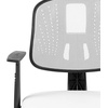 image:imageFlash Furniture Flash Fundamentals MidBack Black Mesh Swivel Task Office Chair with Pivot Back and ArmsWhite