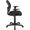 image:imageFlash Furniture Flash Fundamentals MidBack Gray Mesh Swivel Ergonomic Task Office Chair with ArmsBlack