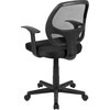 image:imageFlash Furniture Flash Fundamentals MidBack Gray Mesh Swivel Ergonomic Task Office Chair with ArmsBlack