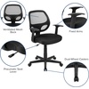 image:imageFlash Furniture Flash Fundamentals MidBack Gray Mesh Swivel Ergonomic Task Office Chair with ArmsBlack