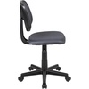 image:imageFlash Furniture Flash Fundamentals MidBack Swivel Task Office Chair with Pivot Back HeightAdjustable Ergonomic Mesh Office Desk Chair BlackGrey