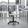 image:imageFlash Furniture Flash Fundamentals MidBack Swivel Task Office Chair with Pivot Back HeightAdjustable Ergonomic Mesh Office Desk Chair BlackWhite