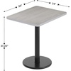 image:imageFlash Furniture Graniss 24 x 30 Rectangular Gray Laminate Table Top with 18 Round Table Height BaseGrey