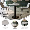 image:imageFlash Furniture Graniss 24 x 30 Rectangular Gray Laminate Table Top with 18 Round Table Height BaseGrey