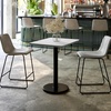 image:imageFlash Furniture Graniss 24 x 30 Rectangular Gray Laminate Table Top with 18 Round Table Height BaseWhite