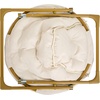 image:imageFlash Furniture Gwen Kids Cozy Mini Folding Saucer Chair  Navy Faux Fur Moon Chair  Soft Gold Metal Frame  23 Portable Folding Chair For Living Room or BedroomIvory Faux FurSoft Gold Frame