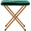 image:imageFlash Furniture Gwen Oversize Folding Saucer Chair  Ivory Sherpa Faux Fur Moon Chair  Soft Gold Metal Frame  38 Portable Folding Chair  for Dorm and BedroomEmerald FabricSoft Gold Frame
