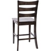 image:imageFlash Furniture Gwendolyn Commercial Grade Modern Farmhouse Bar Stool  Solid Wood Frame  Integrated Footrest  Set of 2  Antique White WashGray Wash Walnut