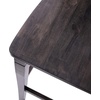 image:imageFlash Furniture Gwendolyn Commercial Grade Modern Farmhouse Bar Stool  Solid Wood Frame  Integrated Footrest  Set of 2  Antique White WashGray Wash Walnut