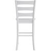 image:imageFlash Furniture Gwendolyn Commercial Grade Modern Farmhouse Bar Stool  Solid Wood Frame  Integrated Footrest  Set of 2  Antique White WashWhite Wash