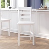 image:imageFlash Furniture Gwendolyn Commercial Grade Modern Farmhouse Bar Stool  Solid Wood Frame  Integrated Footrest  Set of 2  Antique White WashWhite Wash