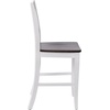 image:imageFlash Furniture Gwendolyn Commercial Grade Modern Farmhouse Bar Stool  Solid Wood Frame  Integrated Footrest  Set of 2  Antique White WashWhite Wash